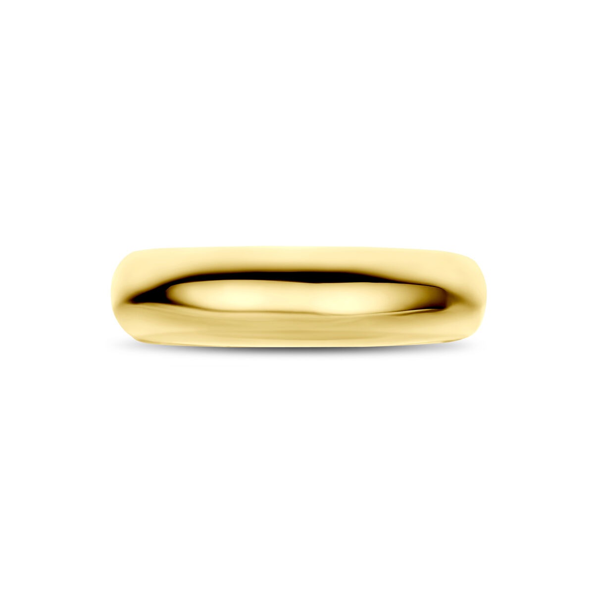 14k geelgouden dames ring 5.5mm breed