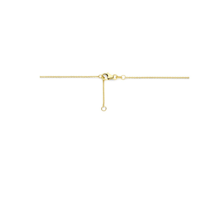 Gouden dames ketting 14k met diamant 0.27ct