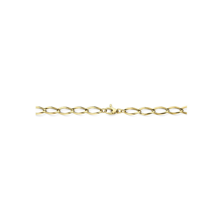 9k Geelgouden anker collier