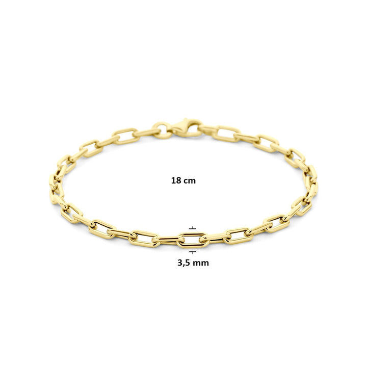 14k Gouden anker armband