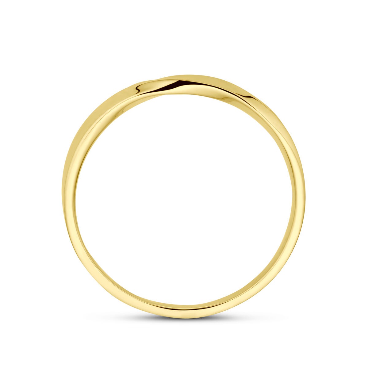 14k Geelgouden Damesring – 2.5mm Breed