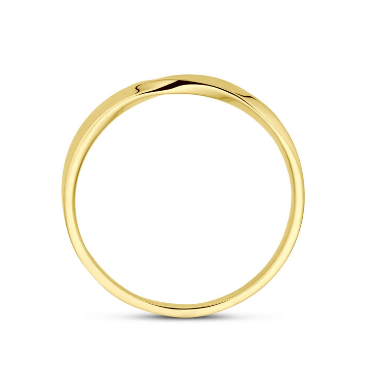 14k Geelgouden Damesring – 2.5mm Breed