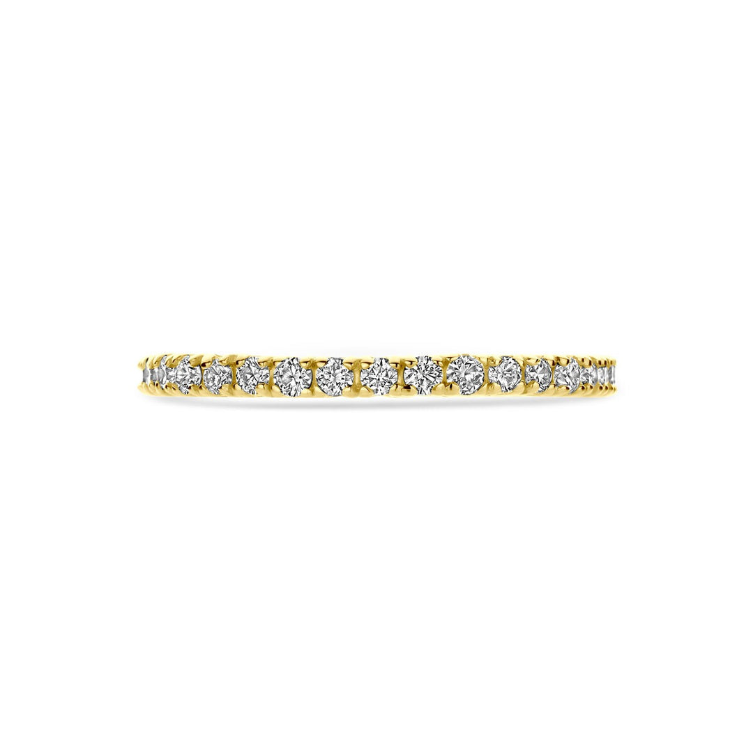 14k Geelgouden Alliance Ring met Diamant – 0.70 ct