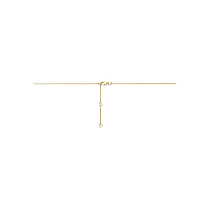 14k Gouden ketting met lab grown diamant
