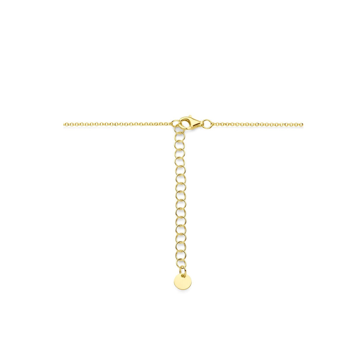 Van der Kooij Collection - necklace 1.4 mm 40 + 5 cm 3 micron silver gold plated (yellow)