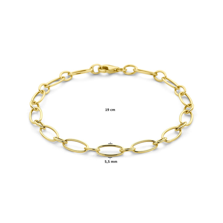 bracelet 5.5 mm 19 cm 14K yellow gold