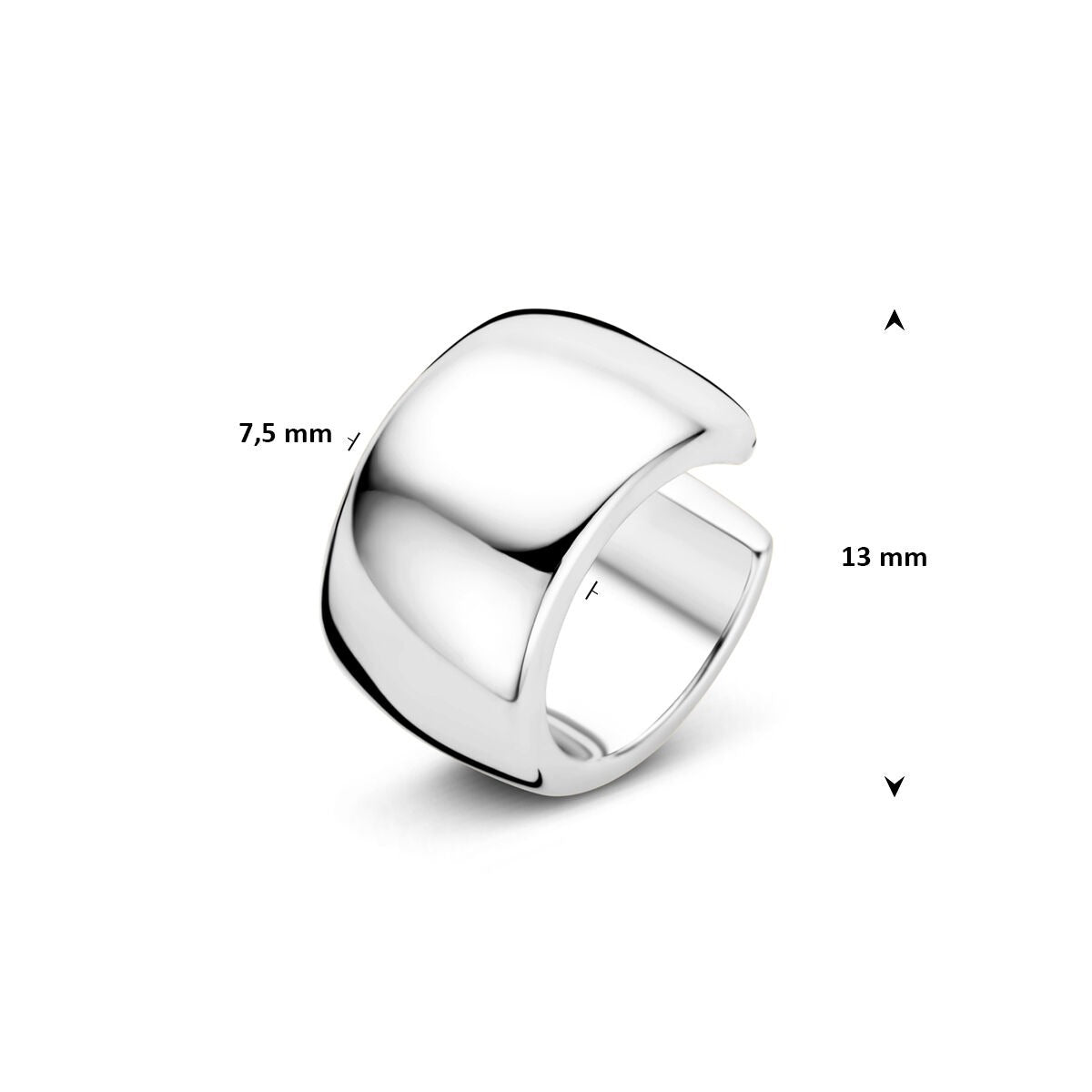 925 Zilveren ear cuff