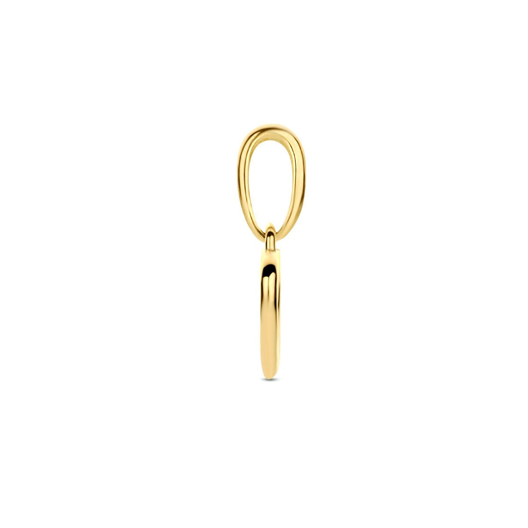 Gouden hanger 9k hartje – Ketting met hartje