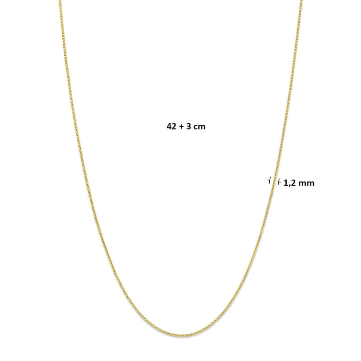 14k Geelgouden collier
