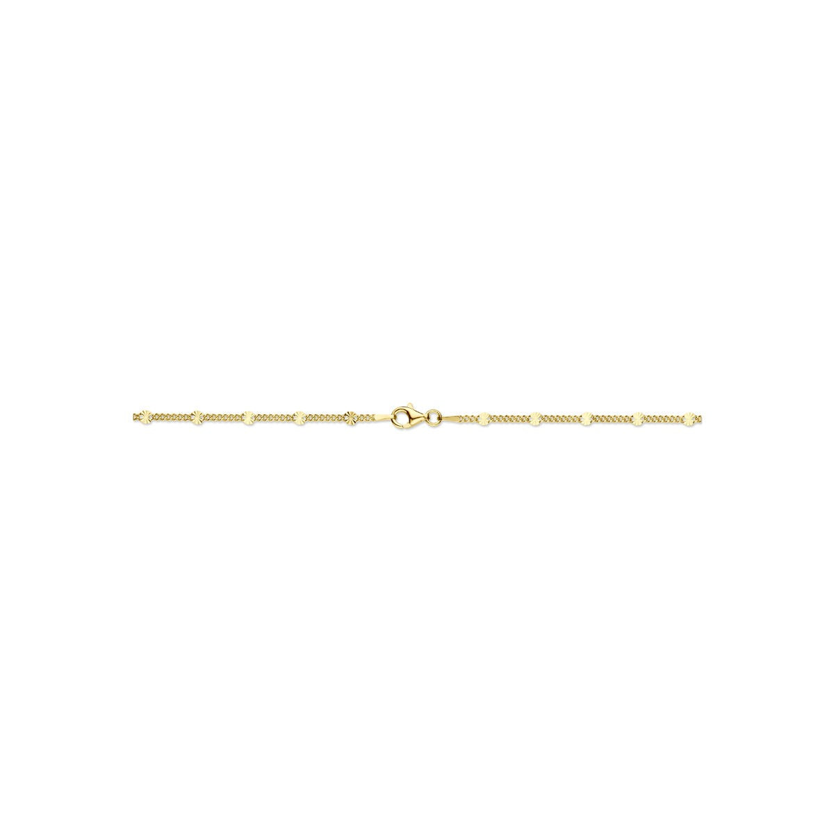 Verguld 925 zilveren y-ketting
