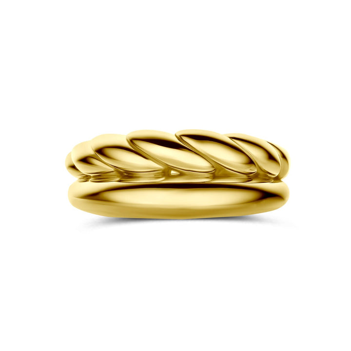 9k geelgouden damesring