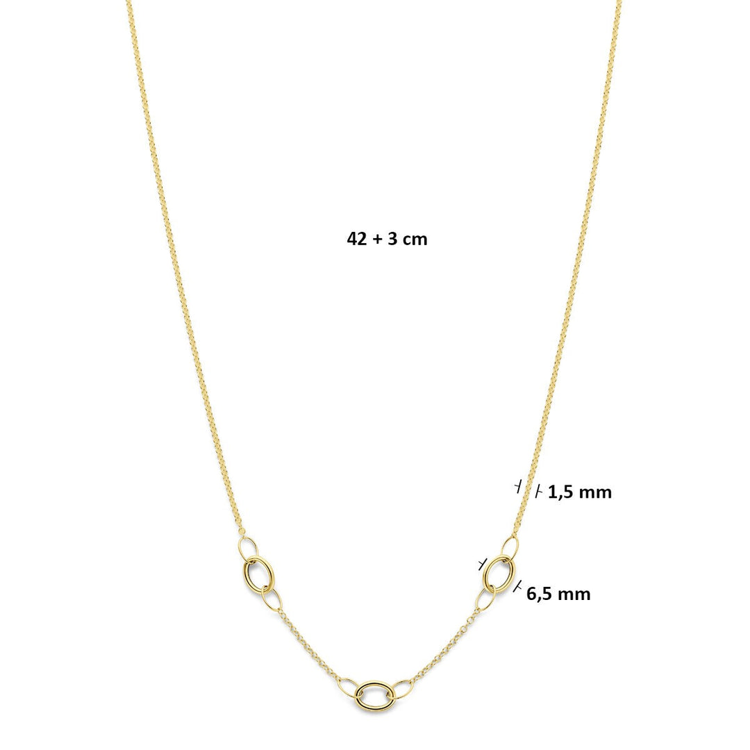 14k Geelgouden collier
