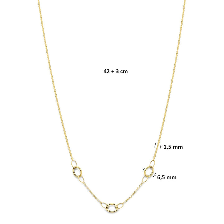 14k Geelgouden collier