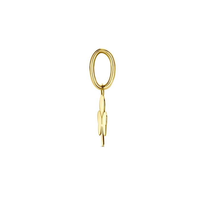 14k Geelgouden Ketting met Hanger Klaver