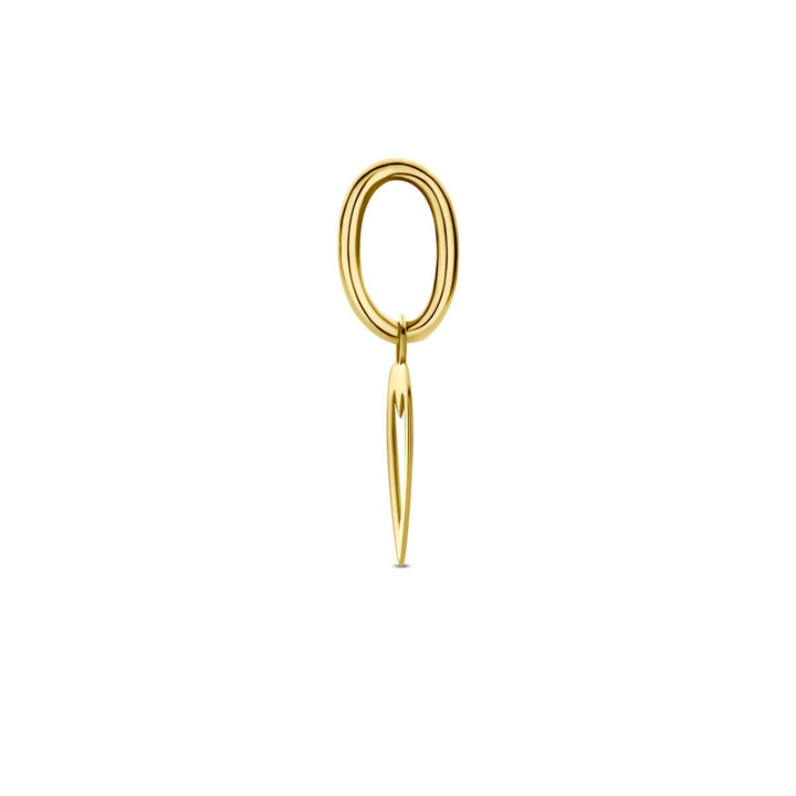 14k Geelgouden hartje hanger