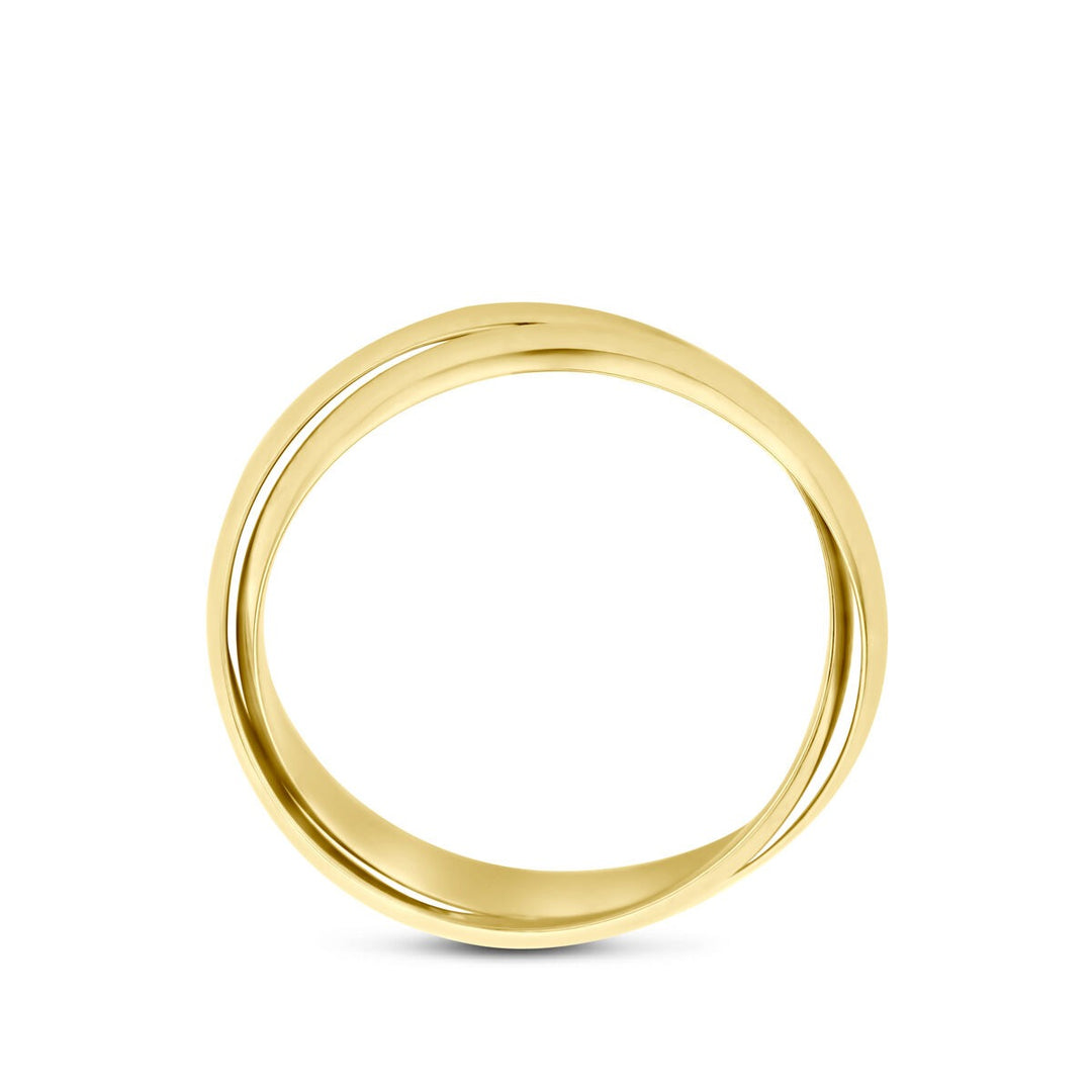 14k geelgouden ring