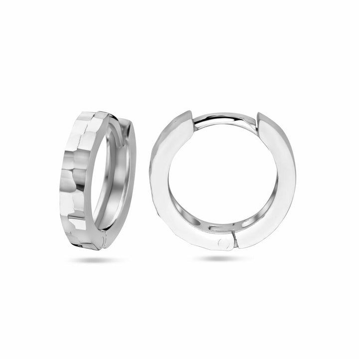 Zilveren klapoorringen – gerhodineerd 925 zilver