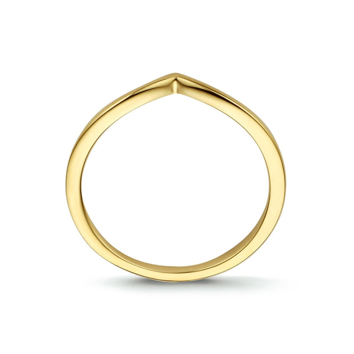 9k Geelgouden Ring 4mm