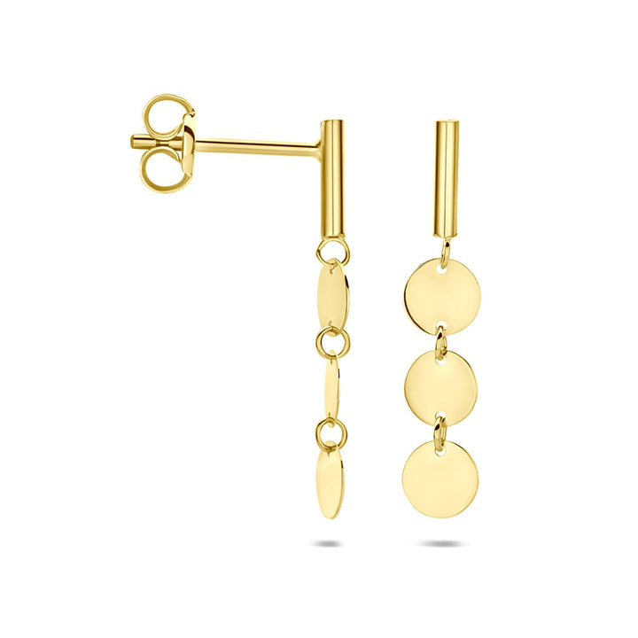 14k Geelgouden oorhangers dames