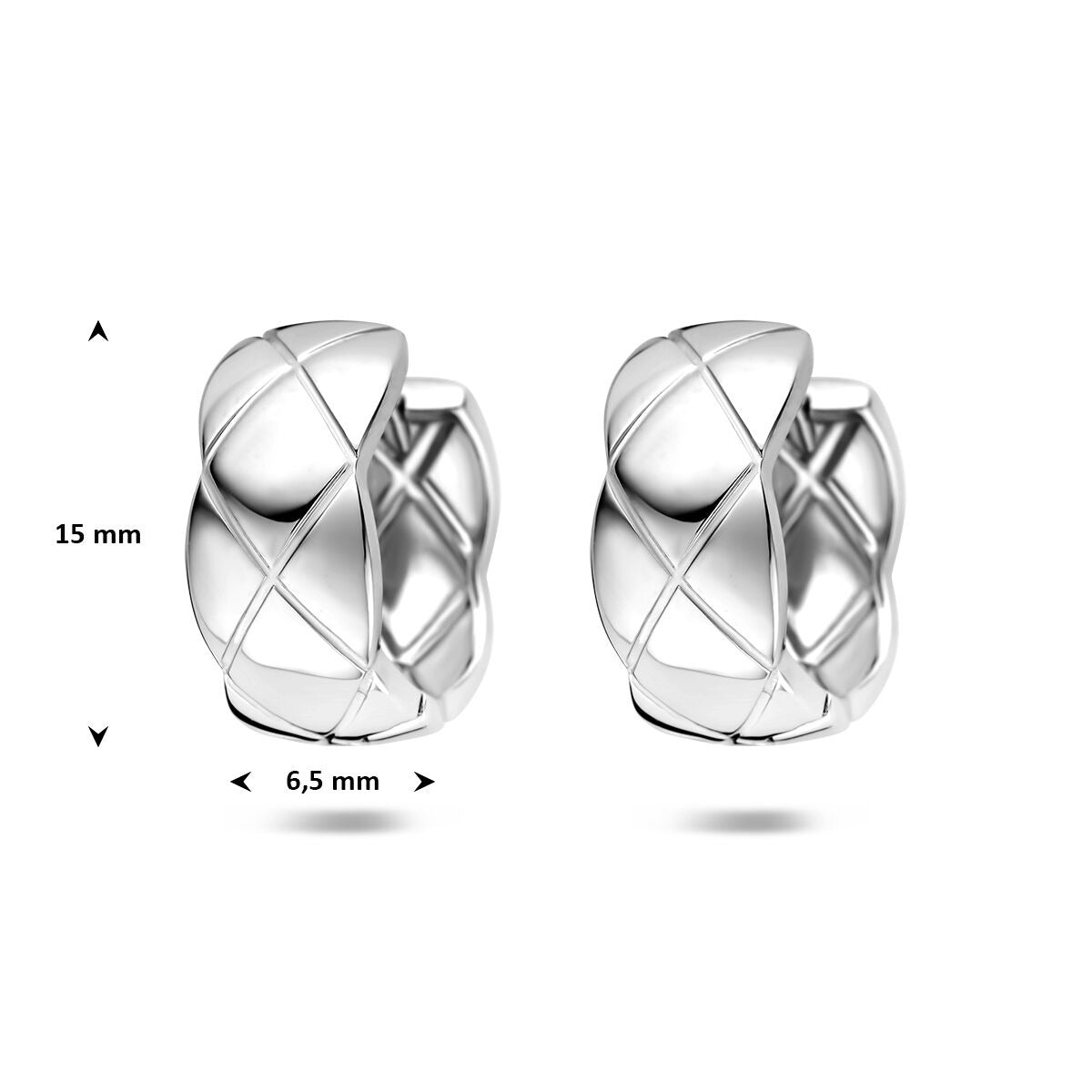 925 Zilveren klapoorringen