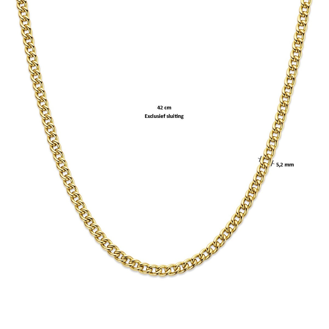 14k Geelgouden Collier zonder Slot