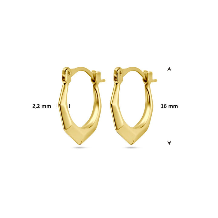 earrings lapid 14K yellow gold