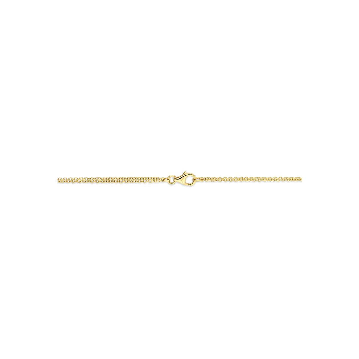 14k Geelgouden Schakel Ketting Anker
