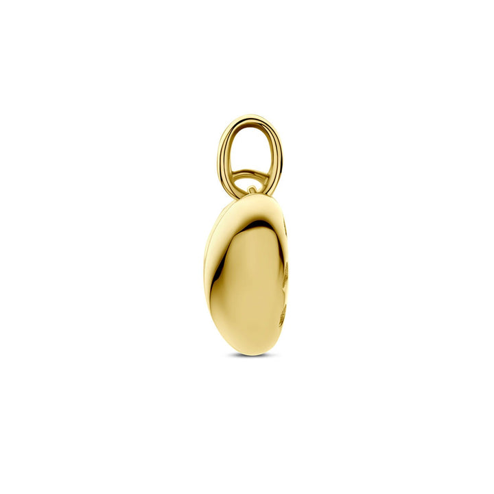 9k Geelgouden hart hanger