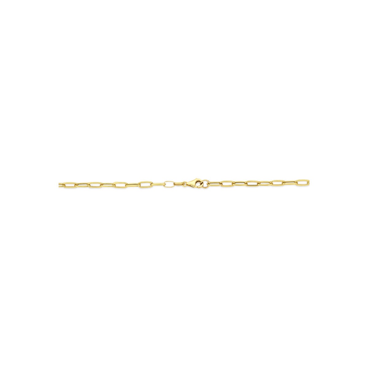 14k Geelgouden Schakel Ketting Anker