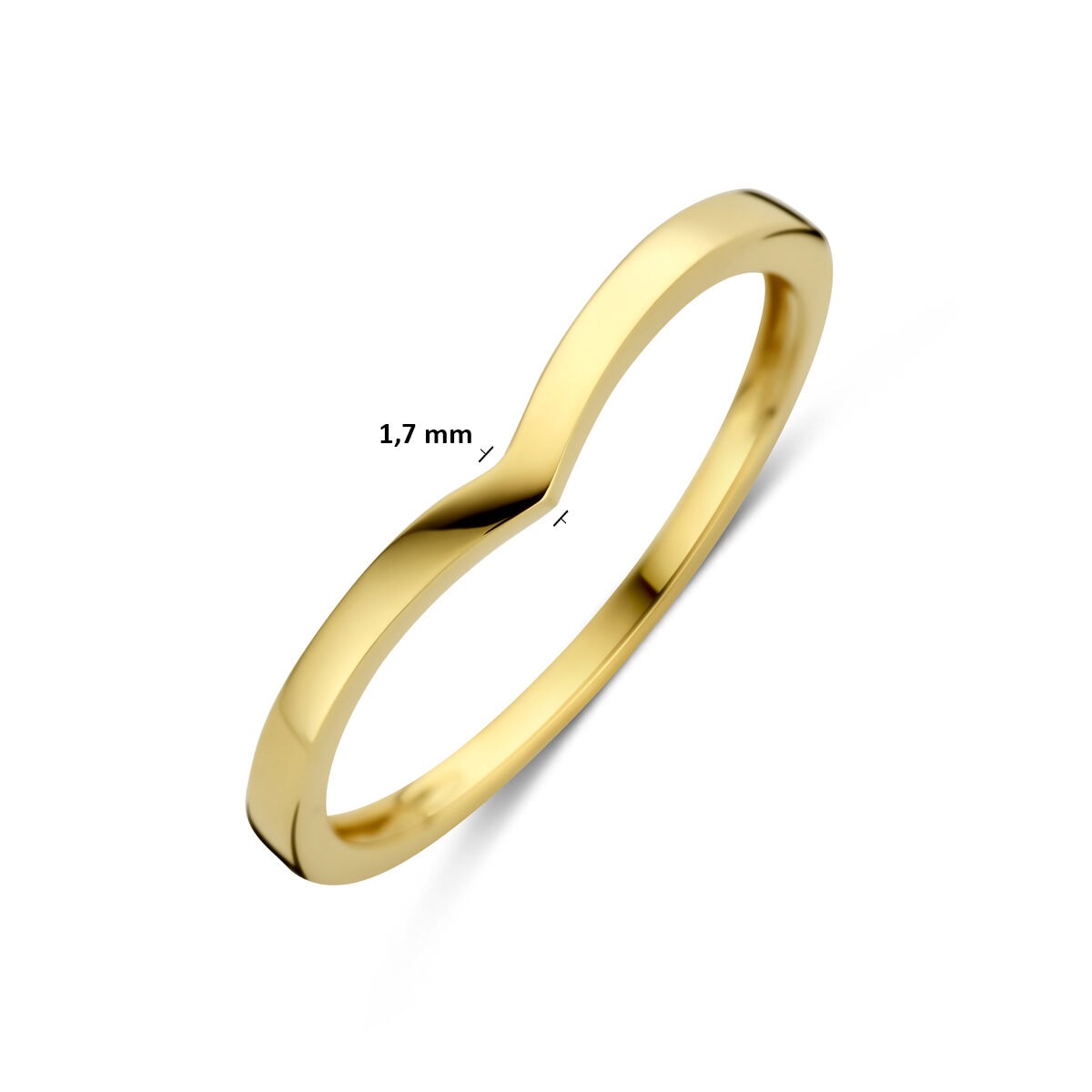 Gouden dames ring – 14k geelgoud