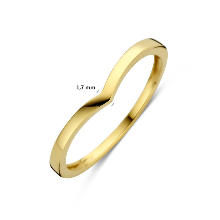 Gouden dames ring – 14k geelgoud