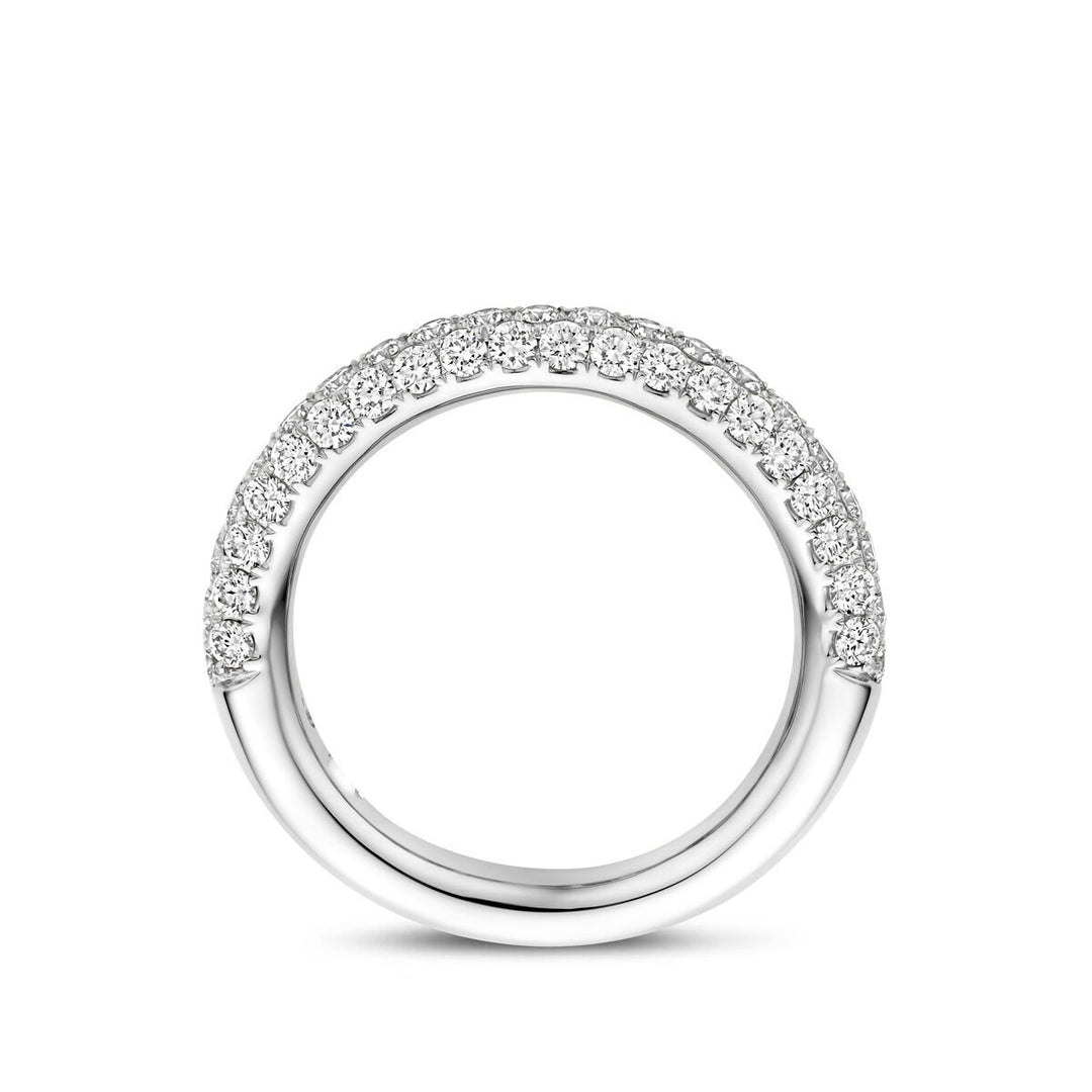 14k witgouden ring met diamant 1.24ct