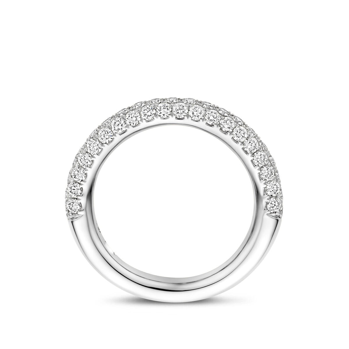 14k witgouden ring met diamant 1.24ct