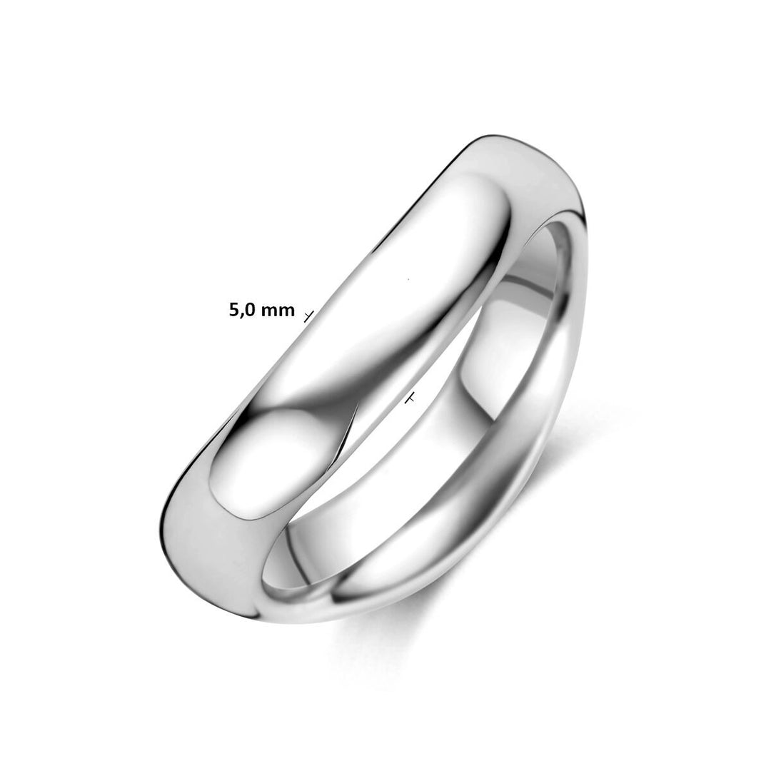 Zilveren dames ring – gerhodineerd