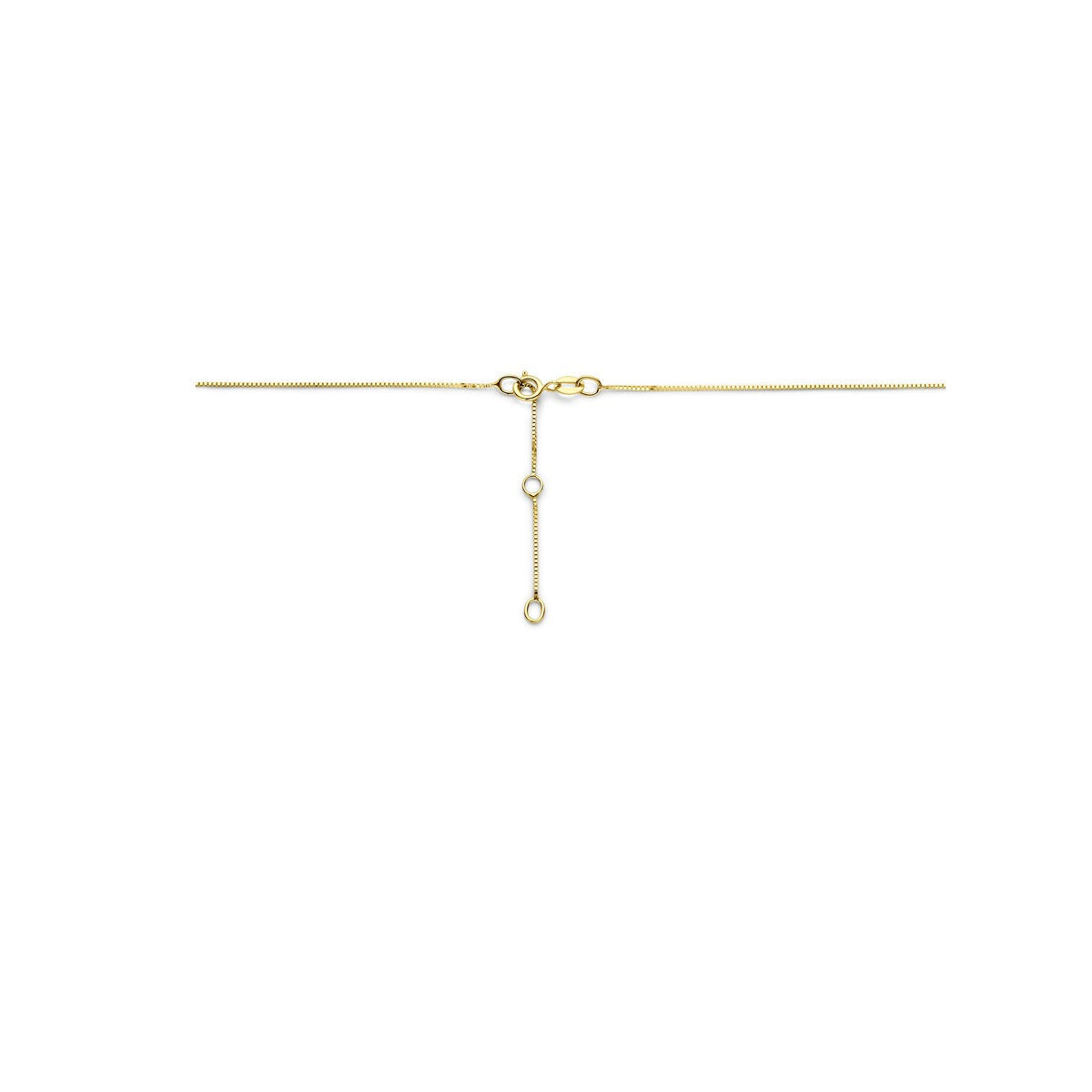 Gouden Collier 14k met Zirkonia – Entourage Zetting