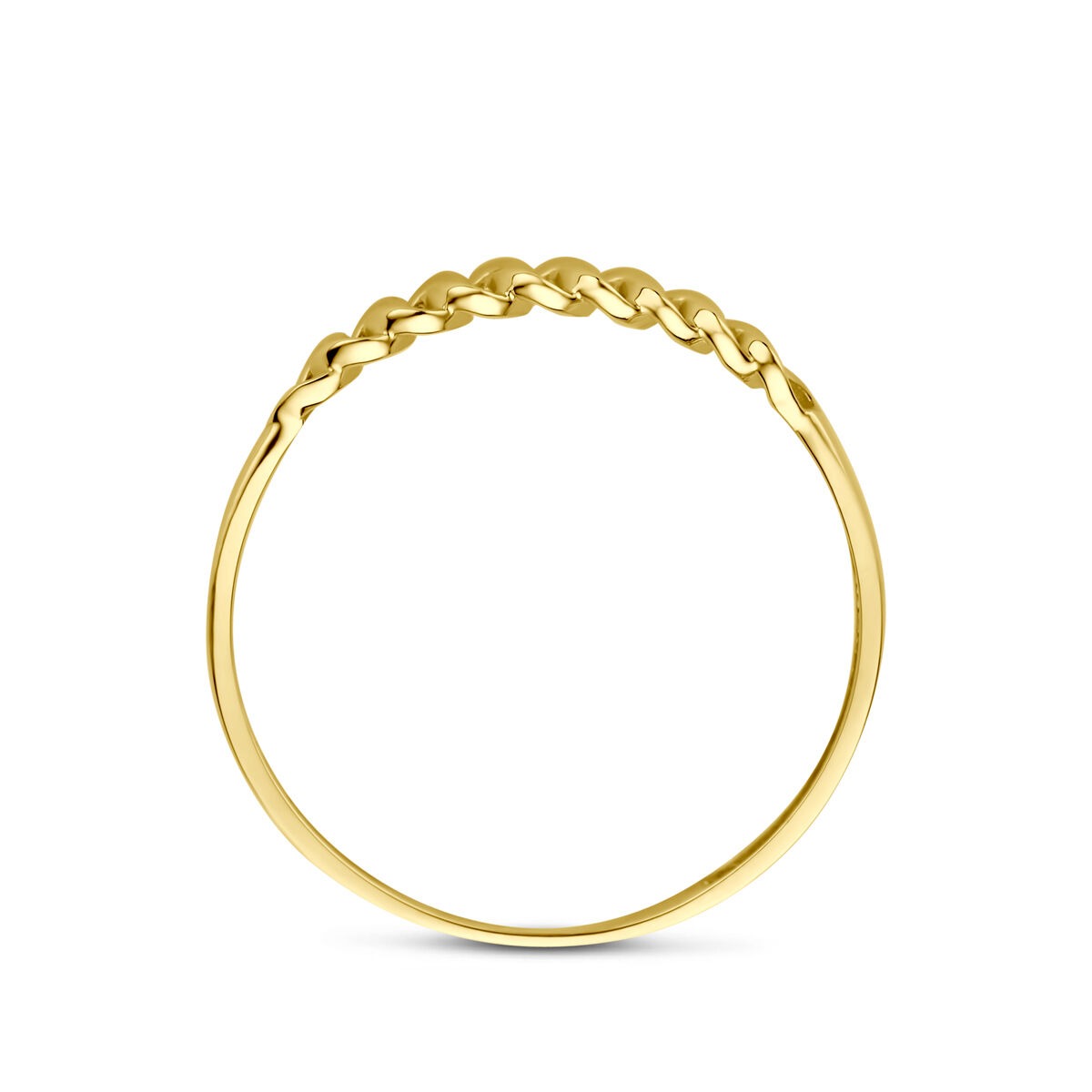 14k Geelgouden ring 4.5mm