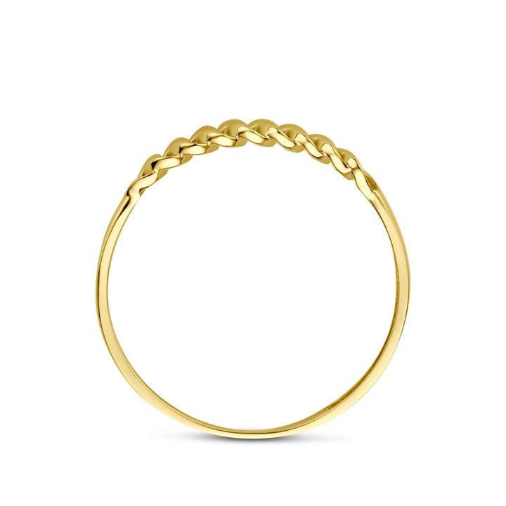 14k Geelgouden ring 4.5mm