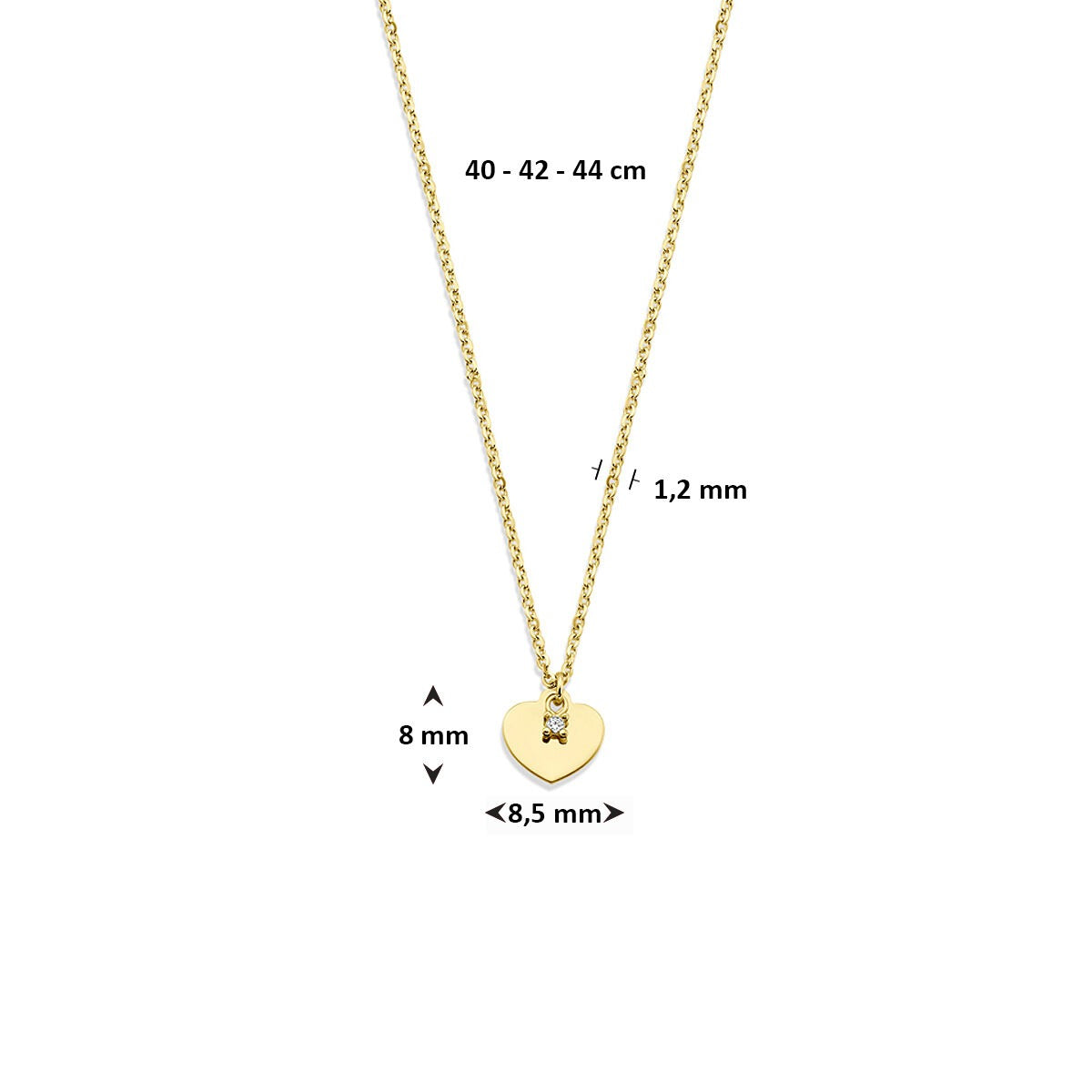 Vergulde ear cuff geel – 925 zilver