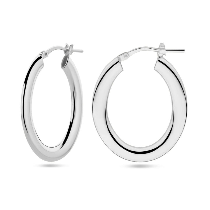 earrings silver rhodium plated