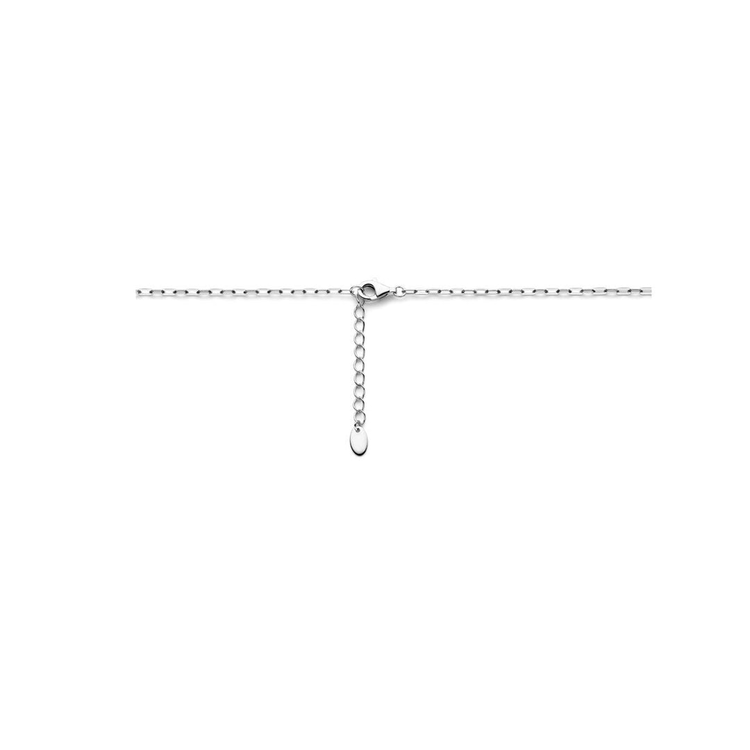 y-collier parel 1,7 mm 45 + 3 cm zilver gerhodineerd