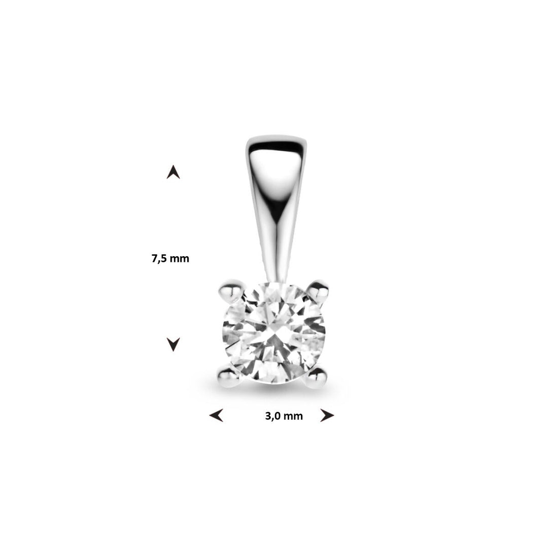 hanger diamant h si 14K witgoud