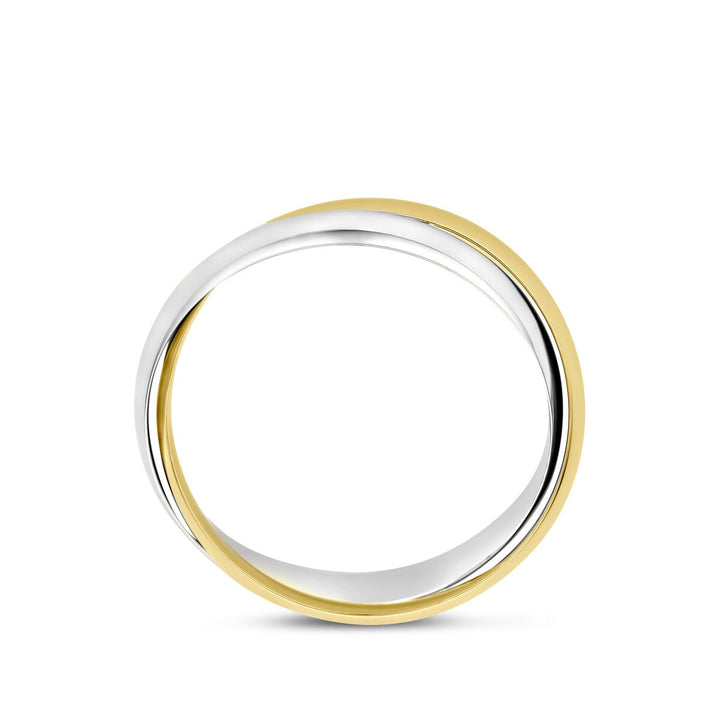 14k bicolor gouden ring