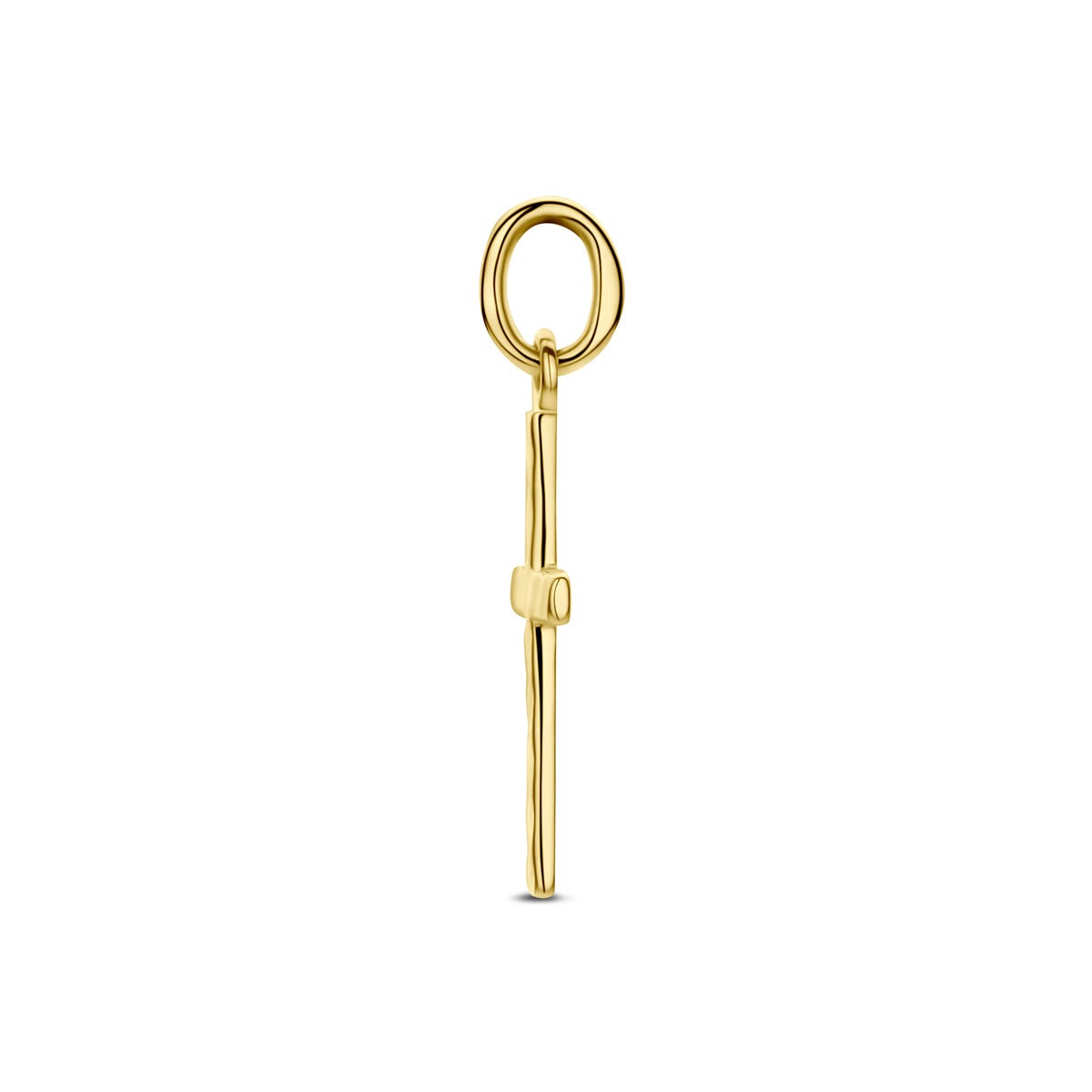 9k geelgouden hanger met kruis