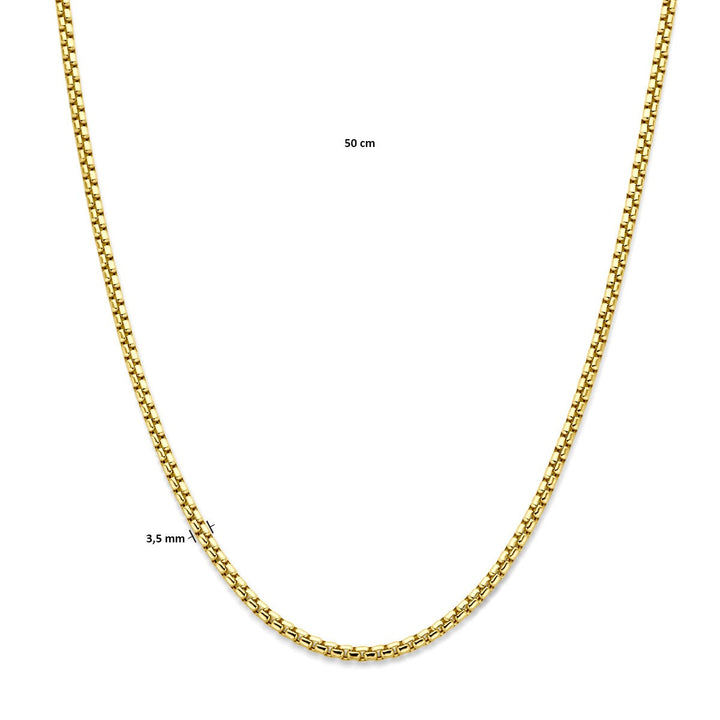 14k Geelgouden Collier Venetiaanse Schakel