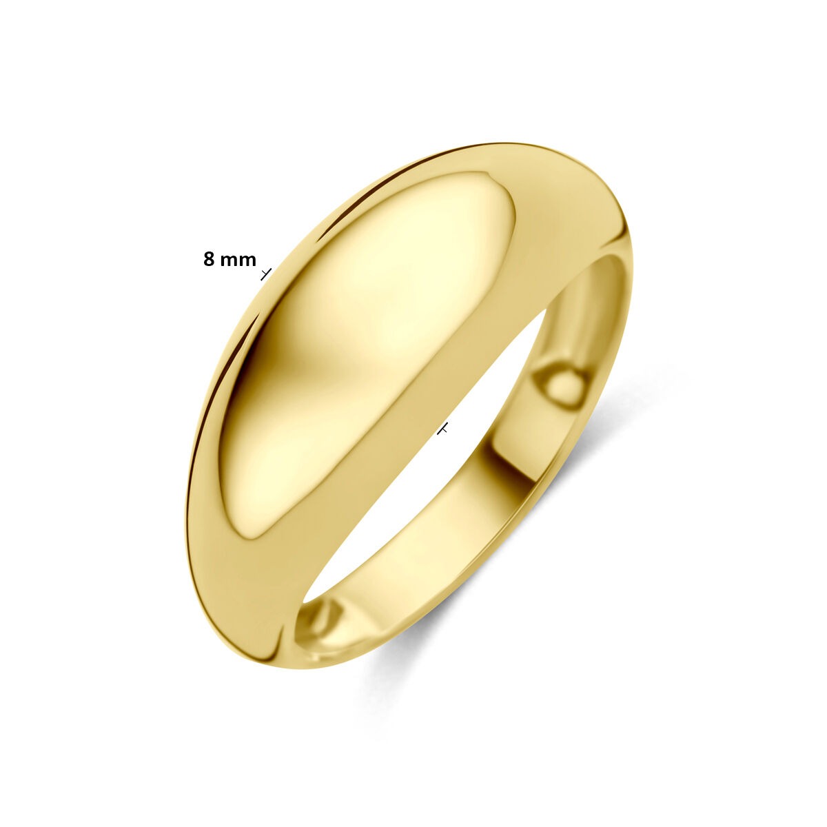 14k geelgouden dames ring
