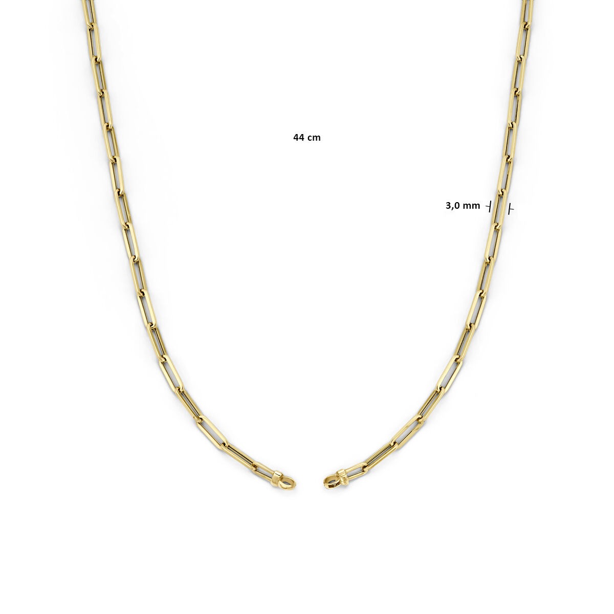 14k Geelgouden Collier zonder Slot