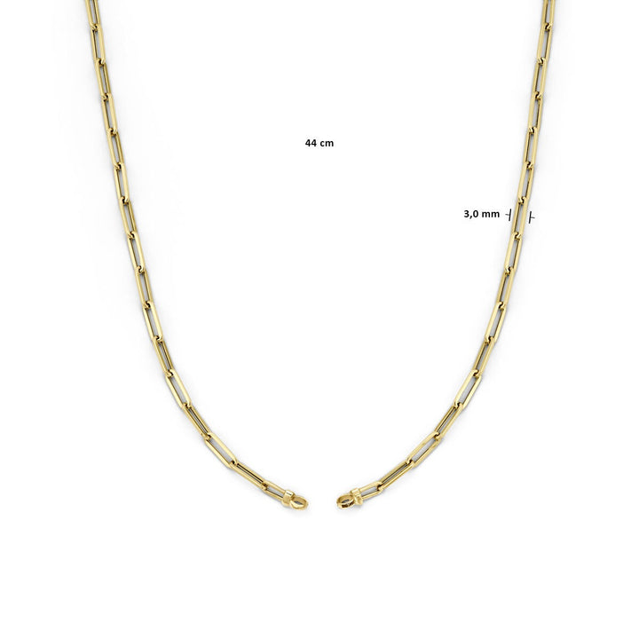 14k Geelgouden Collier zonder Slot