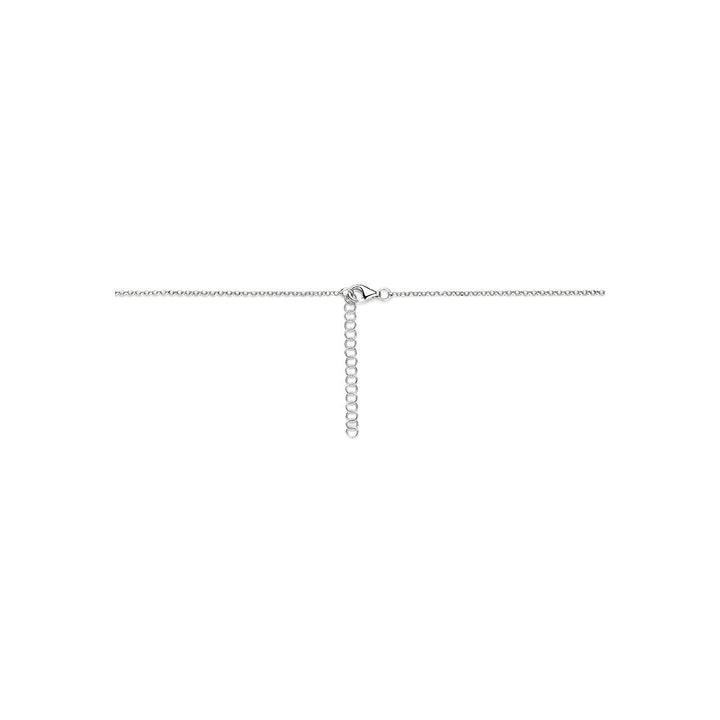 Gerhodineerd 925 zilveren dames collier