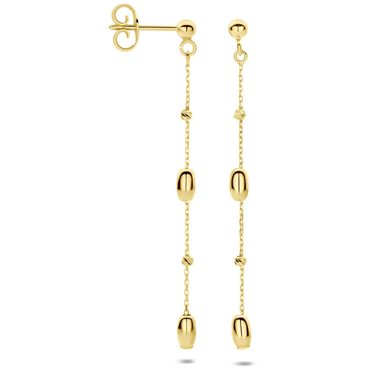 14k Geelgouden Oorhangers 50 mm