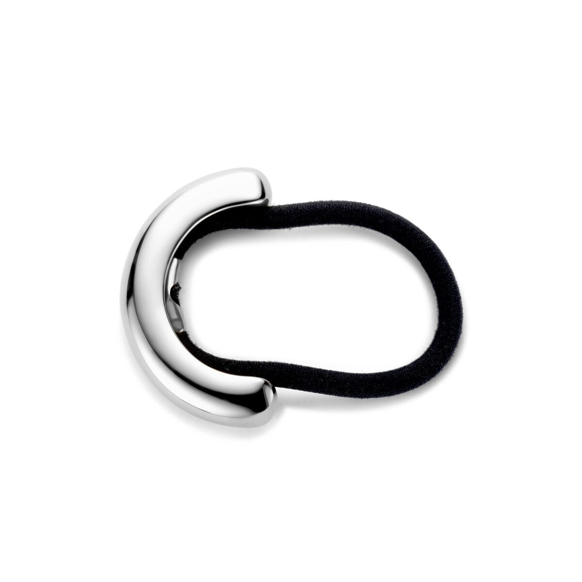 Stalen hair cuff zilverkleurig – minimalistisch haaraccessoire